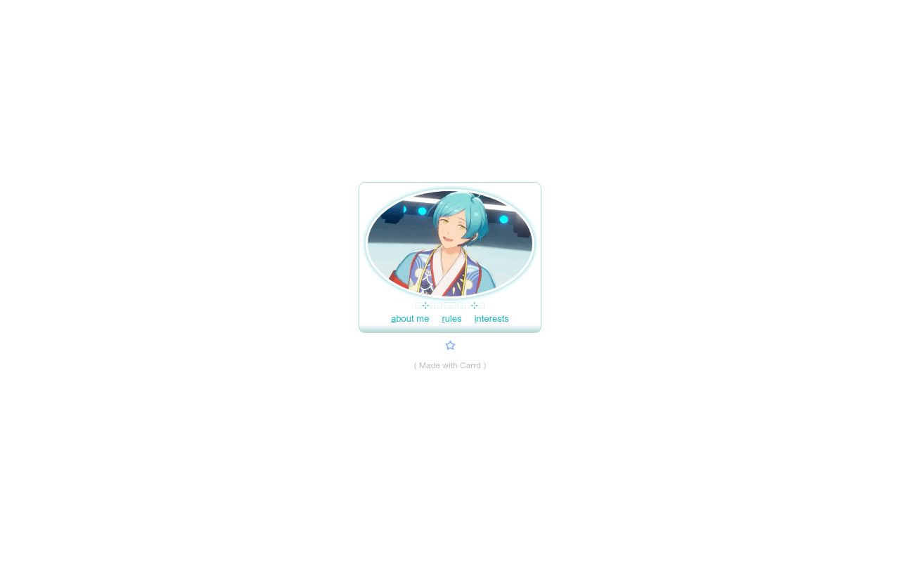Carrd profile picture for @mollusk